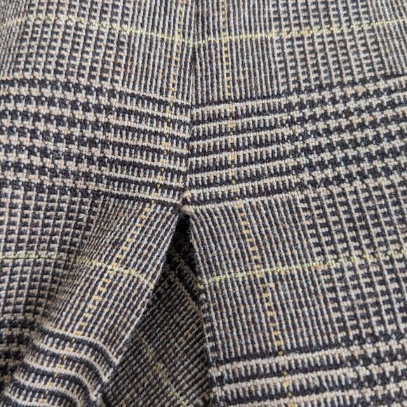 Iris Plaid Wool Skirt - Picture 5 of 10